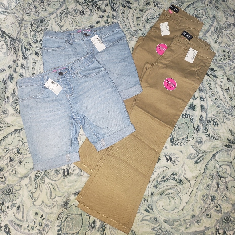 16pc Lot of girls sz 6 denim NWT & Used
